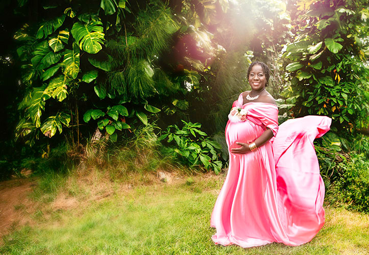 black pregnancy photography