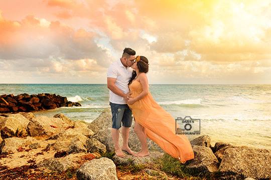 Dania beach maternity session dara's bling photography south florida maternity sessions