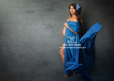 fine art maternity photographer flowing fabric fort lauderdale