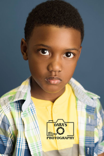 black child model headshot photography