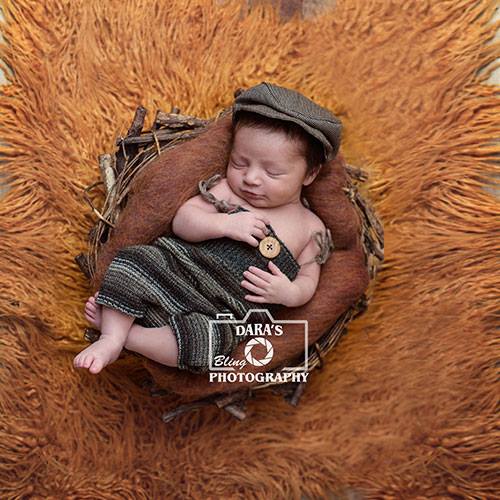 newborn baby boy photography session Hollywood Florida Dara's bling photography