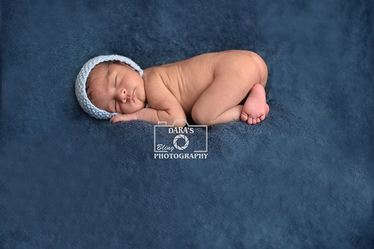 Hallandale newborn photographer Dara's bling photography bum up newborn boy