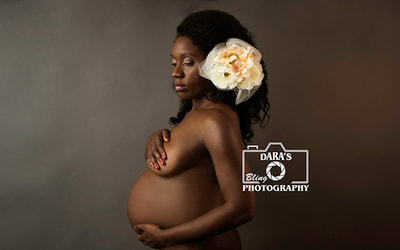 boudoir maternity photographer Miami Dara's bling photography