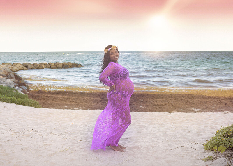 beach Maternity shoot